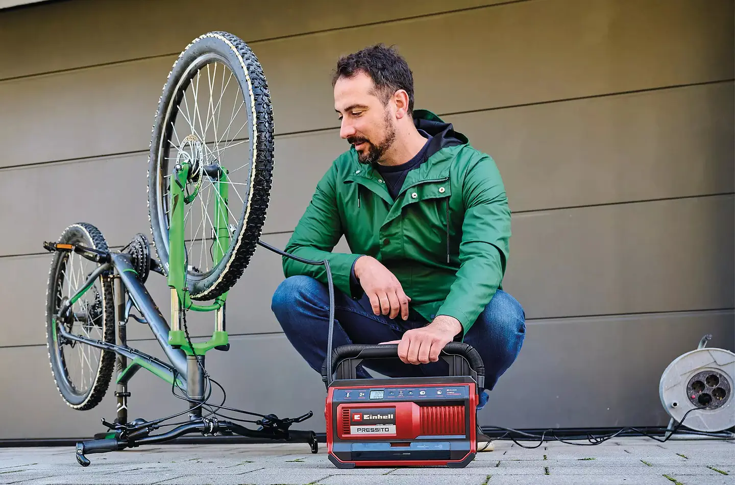 Compressor híbrido PRESSITO 18/25 Hybrid EINHELL  3