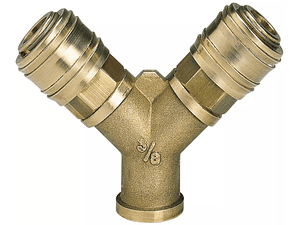 Acessório para Compressor de Ar Conector Rápido para Mangueira de Ar de 2 vias EINHELL 