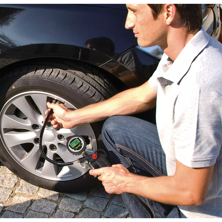 Acessório para Compressor de Ar Medidor de Pressão de Pneus Digital EINHELL  2