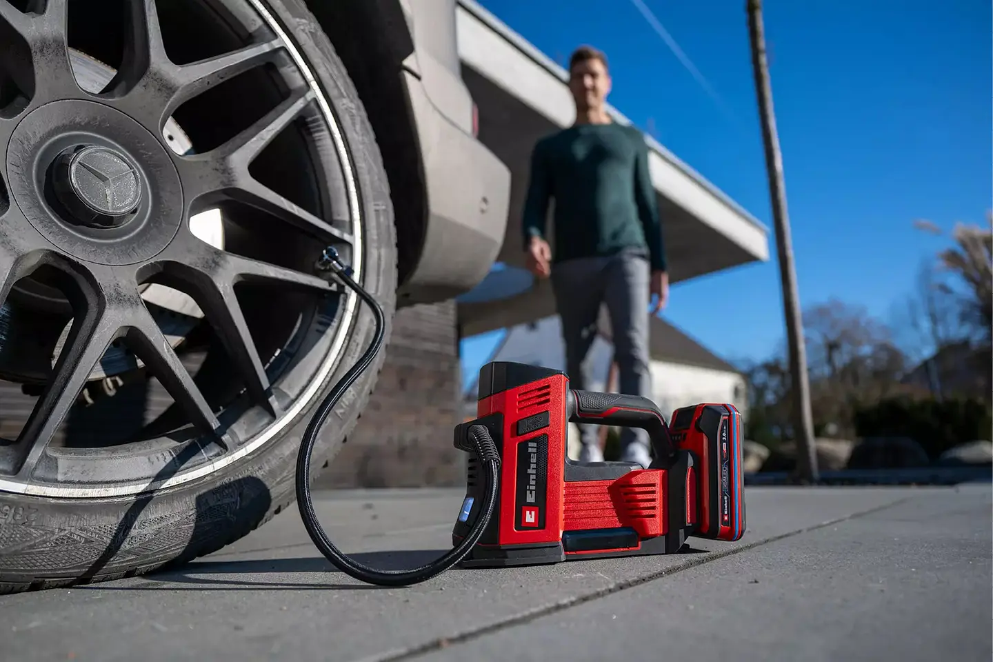 Compressor para carro sem fio CE-CC 18/23 D Li-Solo EXPERT EINHELL  6