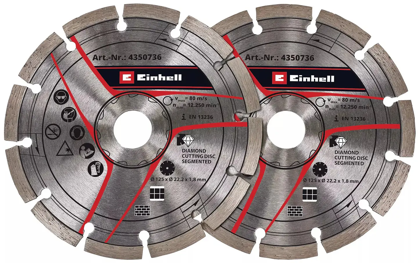 Disco de corte para roçadora de parede Diamond Cutting Disc, Ø 125 mm EINHELL  1