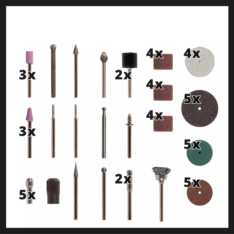 Ferramenta para gravar/lixar sem fio TE-MT 7,2 Li EXPERT EINHELL  3