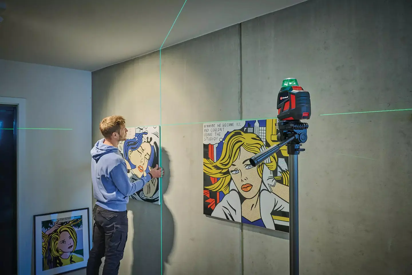 Laser linhas transversais TE-LL 360 G EXPERT EINHELL  4