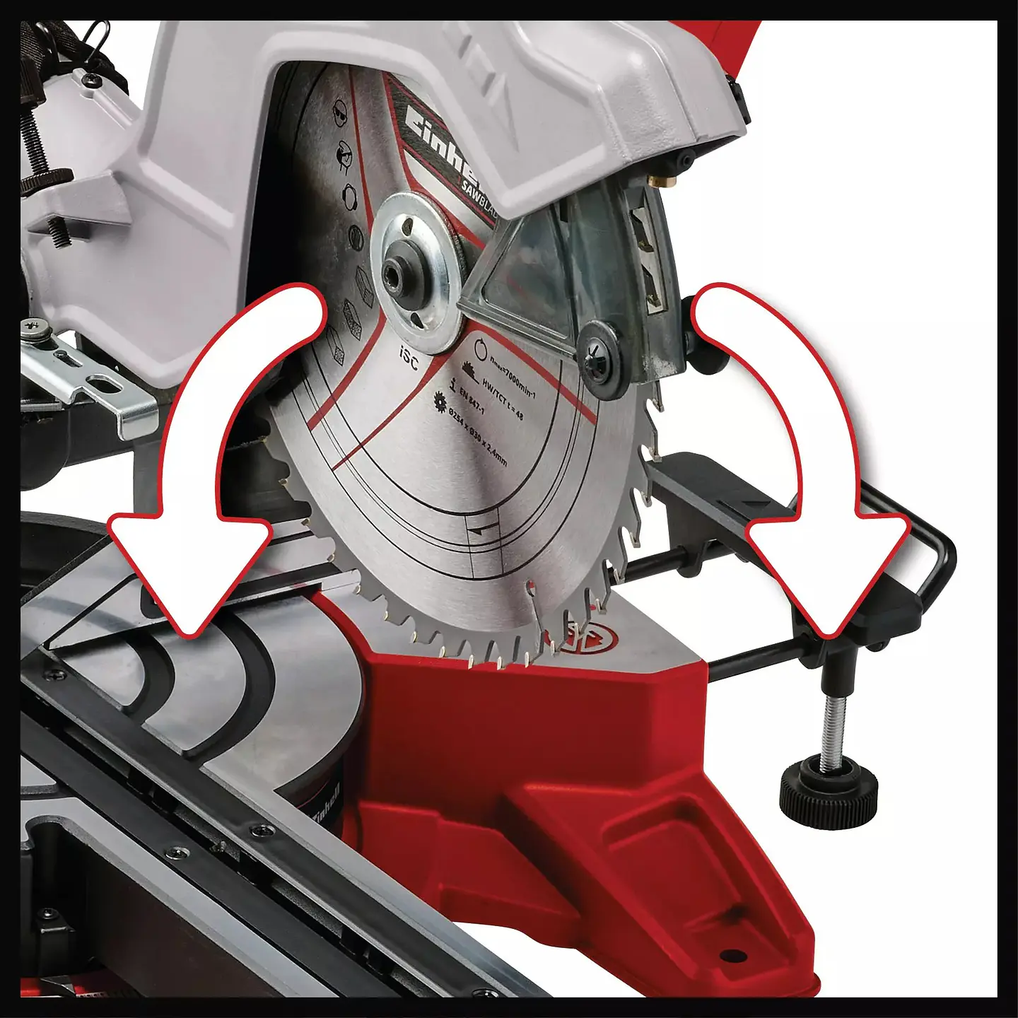 Serra de Esquadria Telescópica TE-SM 10 L Dual ⌀254 mm EXPERT EINHELL  8