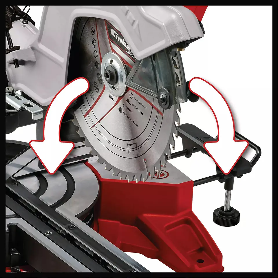 Serra de Esquadria Telescópica TE-SM 10 L Dual ⌀254 mm EXPERT EINHELL  8