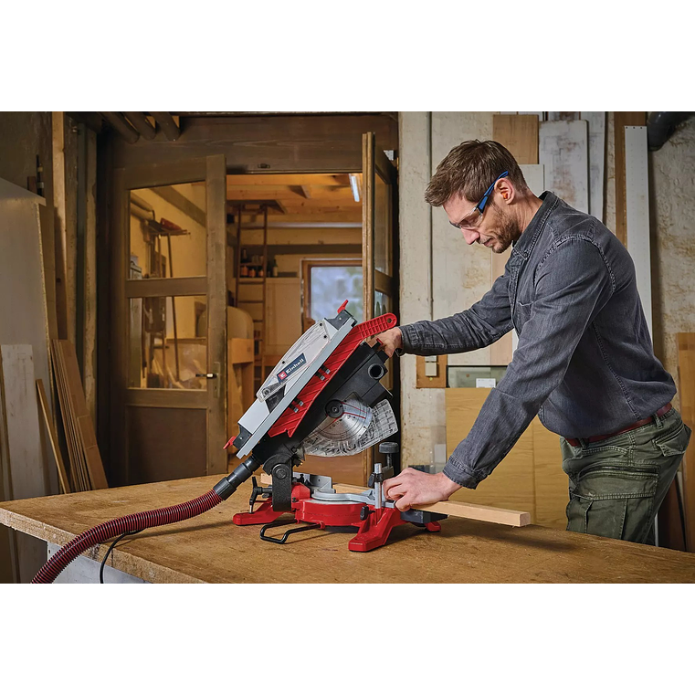 Serra de meia esquadria com mesa TE-MS 216 T EXPERT EINHELL  4