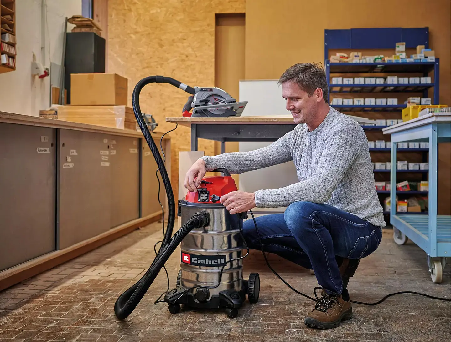 Aspirador de sólidos e líquidos elétrico TC-VC 3055 SA CLASSIC EINHELL  8