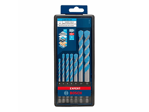 Conjunto de brocas EXPERT HEX-9 Multi Construction (7 PCS) BOSCH