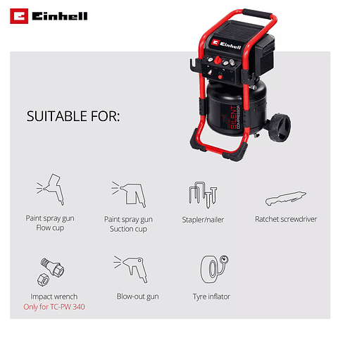 Compressor TE-AC 240/24 Silent EXPERT EINHELL 