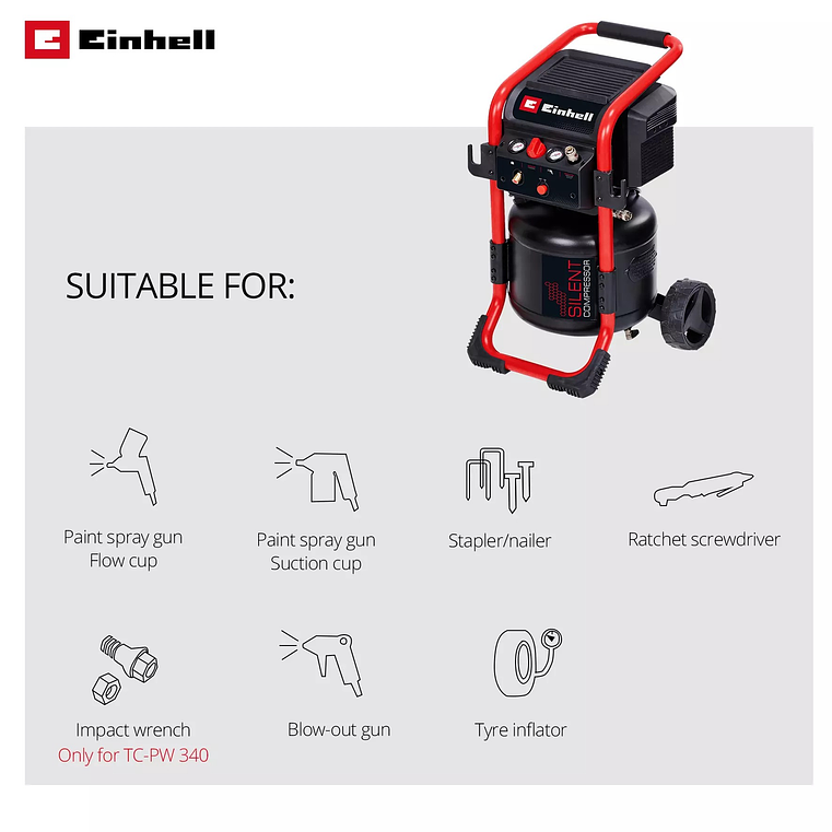 Compressor TE-AC 240/24 Silent EXPERT EINHELL  2