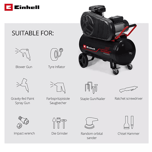 Compressor TE-AC 430/90/10 EXPERT EINHELL  9