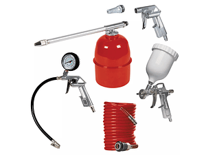 Conjunto de Acessórios de Ar Comprimido de Acessórios, 5 peças EINHELL 