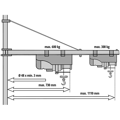Braço oscilante SA 1100 EINHELL  2
