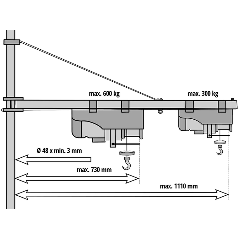 Braço oscilante SA 1100 EINHELL  2