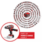 Berbequim de impacto sem fio TP-CD 18/80 Li-i BL - Solo PROFESSIONAL EINHELL  - Miniatura 7
