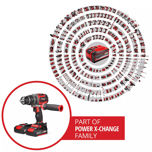 Berbequim de impacto sem fio TP-CD 18/70 Li-i BL (2x2,0Ah) PROFESSIONAL EINHELL  8