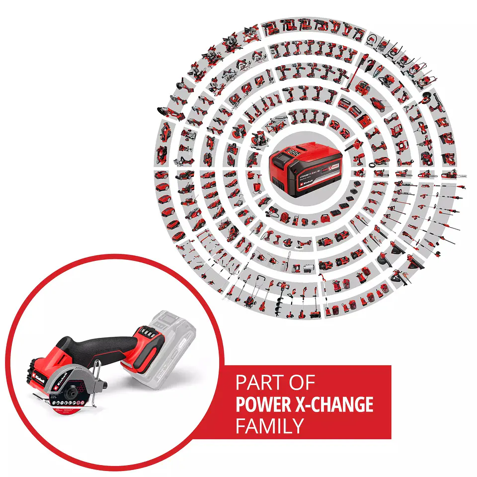 Rebarbadora sem fio TP-CO 18/76-C Li BL - Solo PROFESSIONAL EINHELL  7