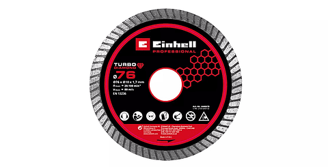 Conjunto de discos de corte para rebarbadoras Diamond Cutting Disc, Ø 76 mm EINHELL 