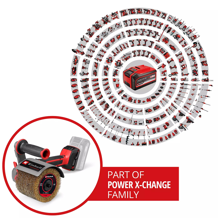 Rolo de lixar sem fio TP-BR 18/32 Li BL - Solo PROFESSIONAL EINHELL  6