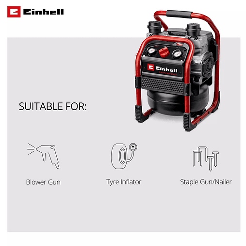 Compressor sem fio SILENZZO 36/210 PROFESSIONAL EINHELL  2