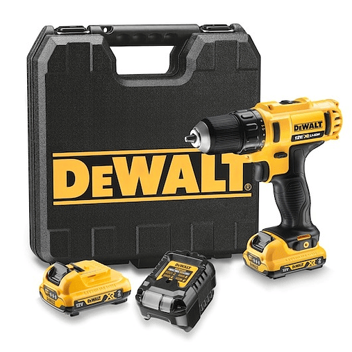 Berbequim Aparafusador XR 10,8V com 2 baterias Li-Ion 2,0Ah e mala DEWALT  2