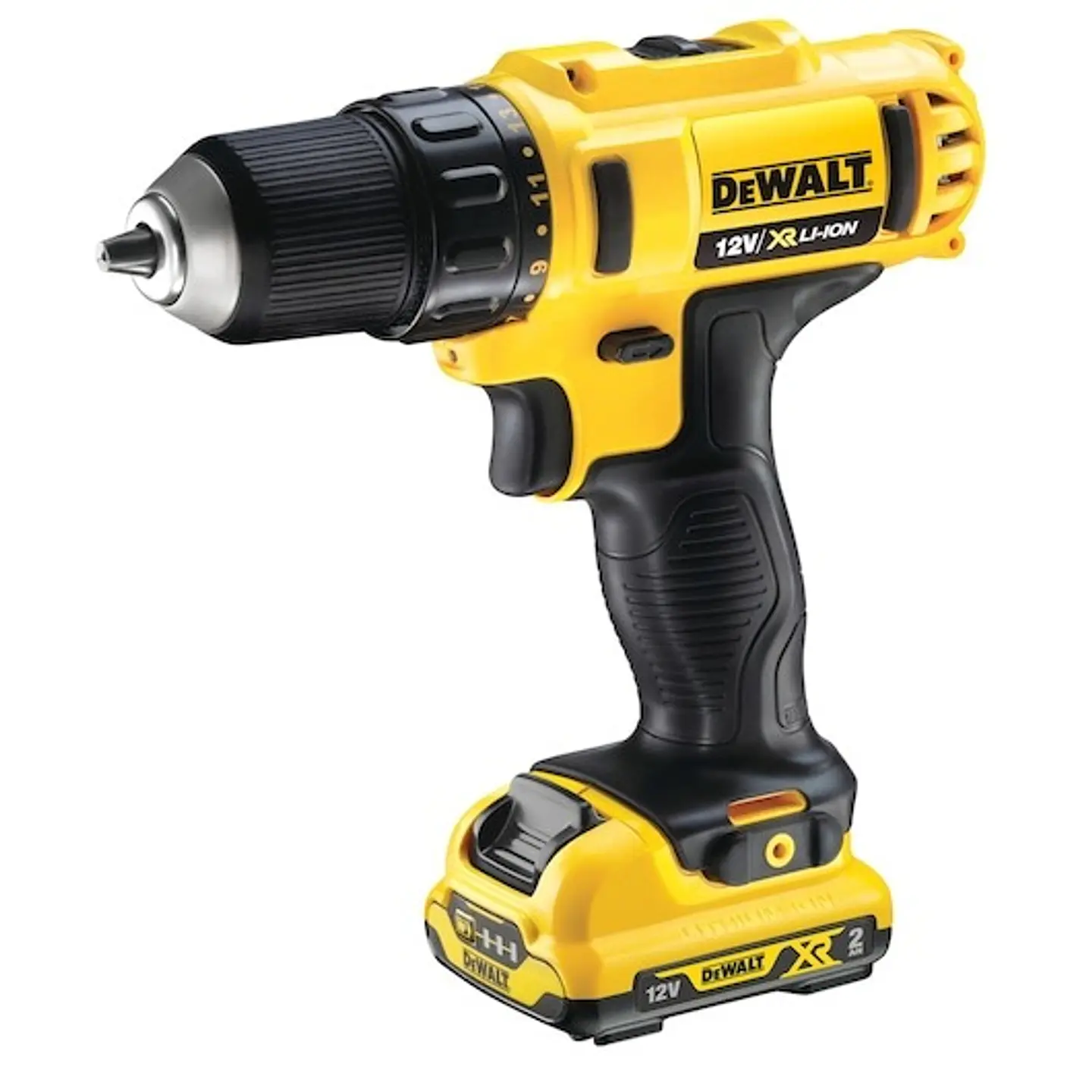 Berbequim Aparafusador XR 12V com 2 baterias Li-Ion 2,0Ah DCD710D2-QW DEWALT  2