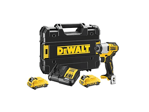 Aparafusadora de Impacto sem escovas 1/4' XR 12V Li-Ion + 2 Baterias 2.0 Ah DCF801D2-QW DEWALT 