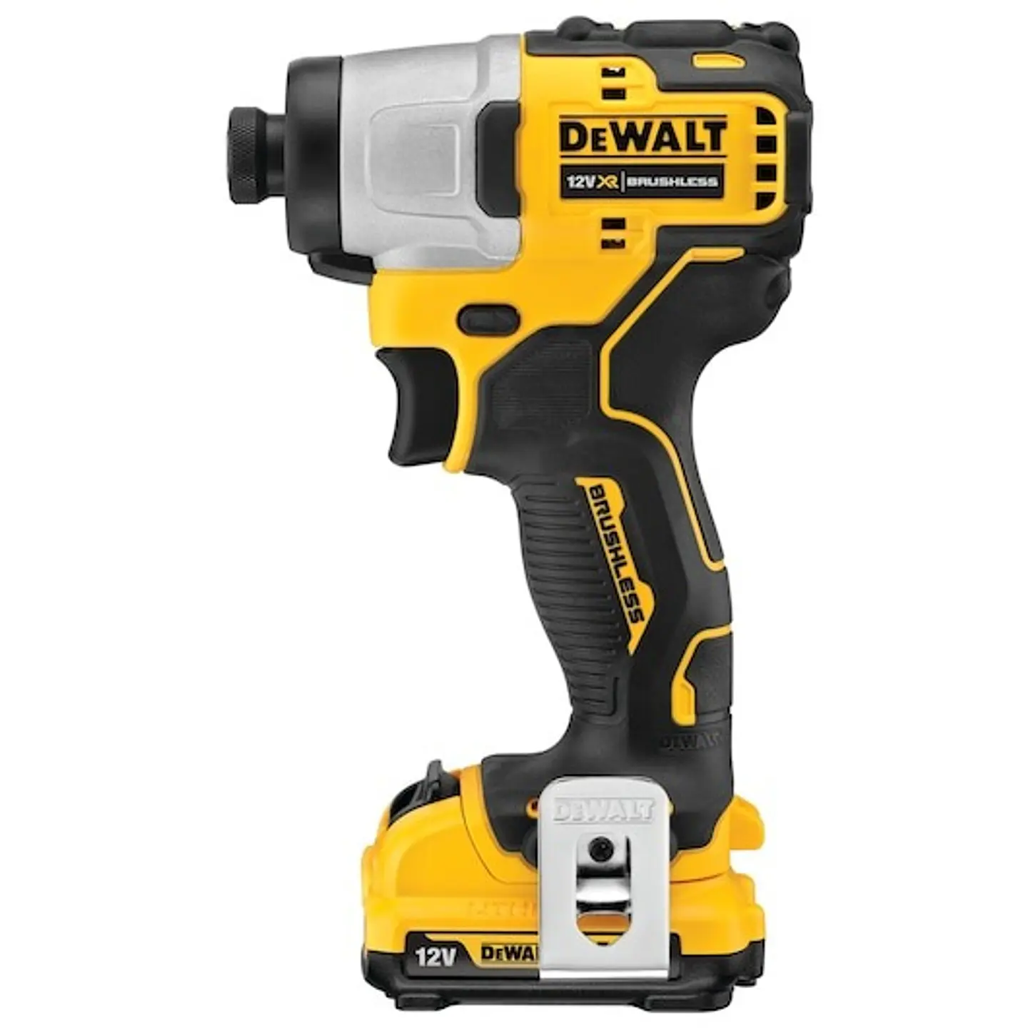 Aparafusadora de Impacto sem escovas 1/4' XR 12V Li-Ion + 2 Baterias 2.0 Ah DCF801D2-QW DEWALT  3