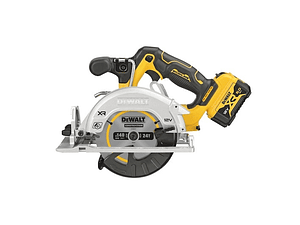 Serra Circular sem escovas Ø140 mm XR 12V Li-Ion + 2 baterias 5.0Ah DCS512P2-QW DEWALT