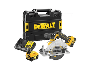 Serra Circular sem escovas Ø140 mm XR 12V Li-Ion + 2 baterias 5.0Ah DCS512P2-QW DEWALT
