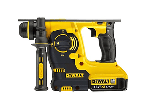 Martelo Eletropneumático XR SDS-Plus 18V 2,1J 3 Modos com 2 baterias Li-Ion 4,0Ah e mala DEWALT 