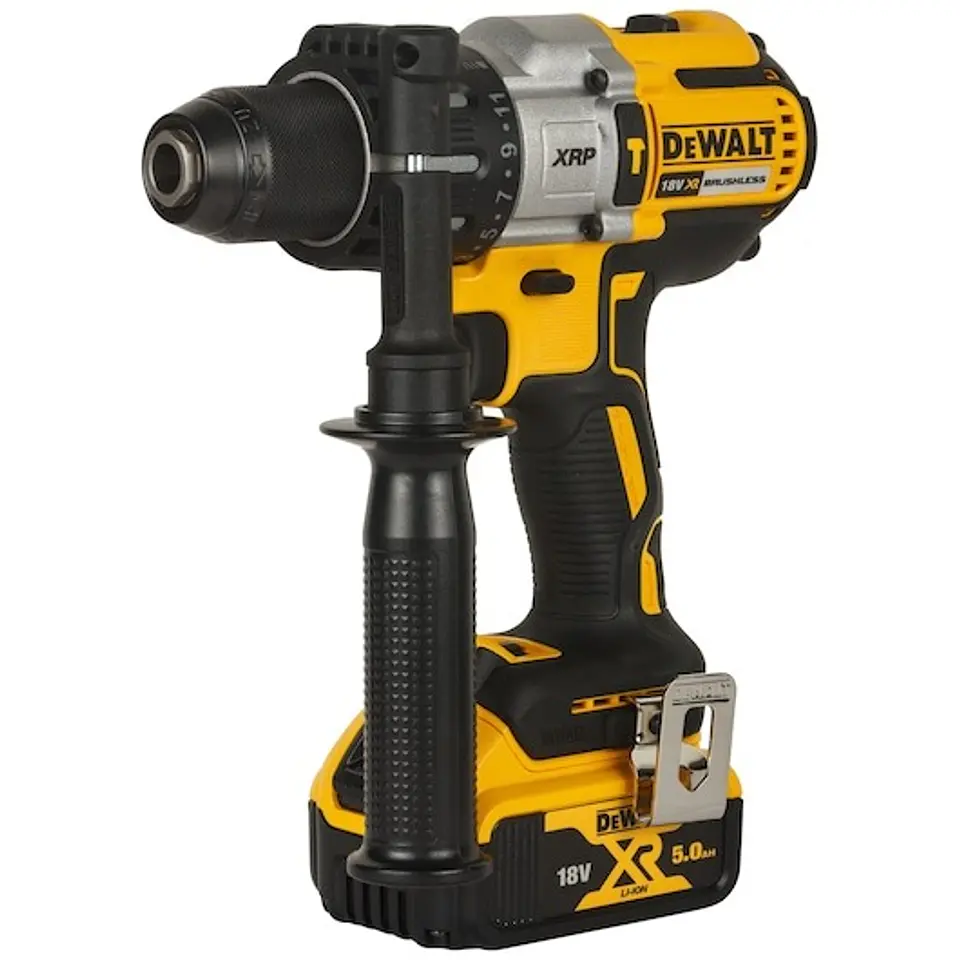 Berbequim Aparafusador Percussão sem escovas XR 18V XRP 13mm 95Nm com 1 bateria Li-Ion 5Ah e mala TSTAK DEWALT  2