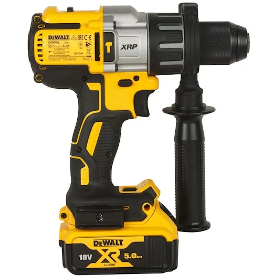 Berbequim Aparafusador Percussão sem escovas XR 18V XRP 13mm 95Nm com 1 bateria Li-Ion 5Ah e mala TSTAK DEWALT  3