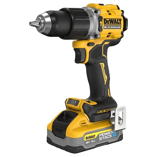Berbequim Percutor compacto sem escovas XR 18V POWERSTACK Li-Ion 5Ah DEWALT  1