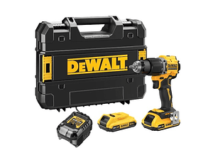 Berbequim Aparafusador Percussão sem escovas XR 18V 13mm 74Nm Li-Ion 2Ah com mala TSTAK DEWALT 