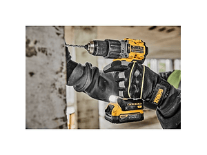 Berbequim Aparafusador Percussão sem escovas XR 18V 13mm 90Nm sem carregador/bateria com mala TSTAK DEWALT 