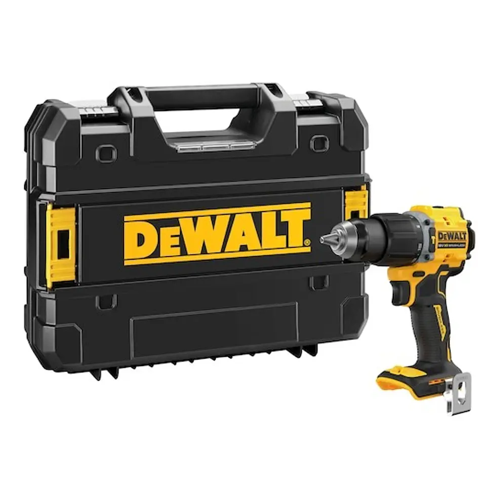Berbequim Aparafusador Percussão sem escovas XR 18V 13mm 74Nm sem carregador/bateria com mala TSTAK DEWALT  1