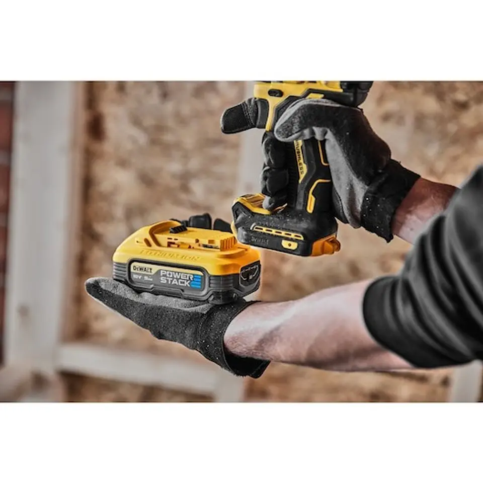 Berbequim Aparafusador compacto sem escovas XR 18V POWERSTACK Li-Ion 5Ah DEWALT  4