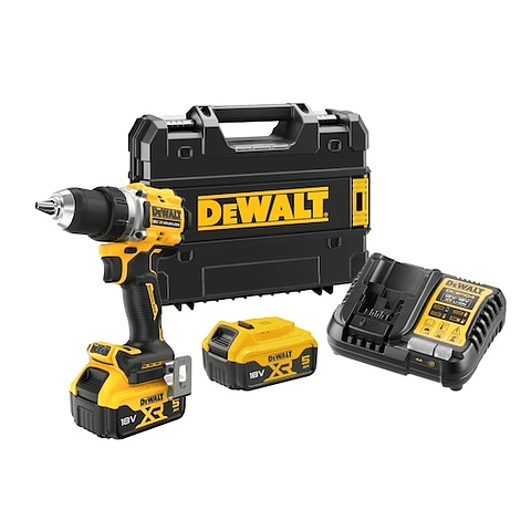 Berbequim/Aparafusador sem Escovas XR 18V - 2 Baterias de 5.0 Ah DEWALT 