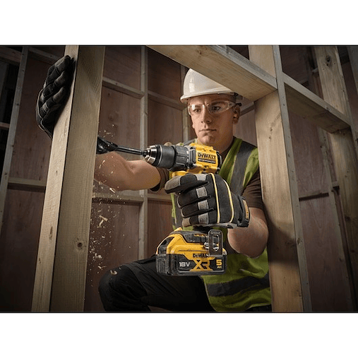 Berbequim Aparafusador sem escovas XR 18V 13mm 74Nm Li-Ion 5Ah com mala TSTAK DEWALT  6