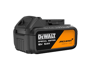 KIT McLaren XR 18V = Berbequim Percussão + Rebarbadora 125mm + 2 baterias Li-Ion 5Ah + mala TSTAK DEWALT 