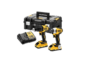 Kit Duplo sem Escovas XR 18V - 2 x 3 Ah DEWALT 