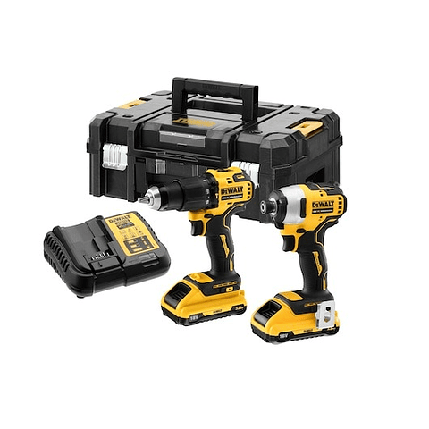 Kit Duplo sem Escovas XR 18V - 2 x 3 Ah DEWALT 