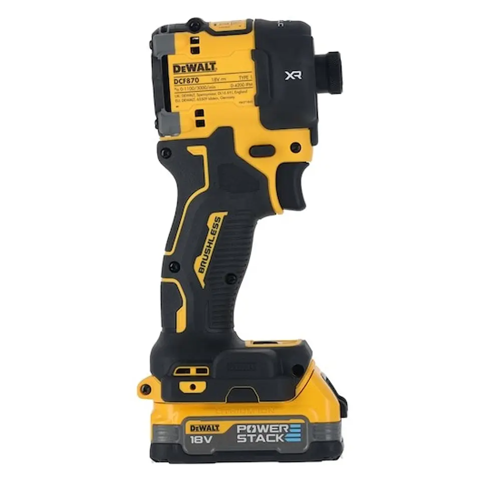 Aparafusadora Impacto Hidráulico sem escovas XR 18V 1/4