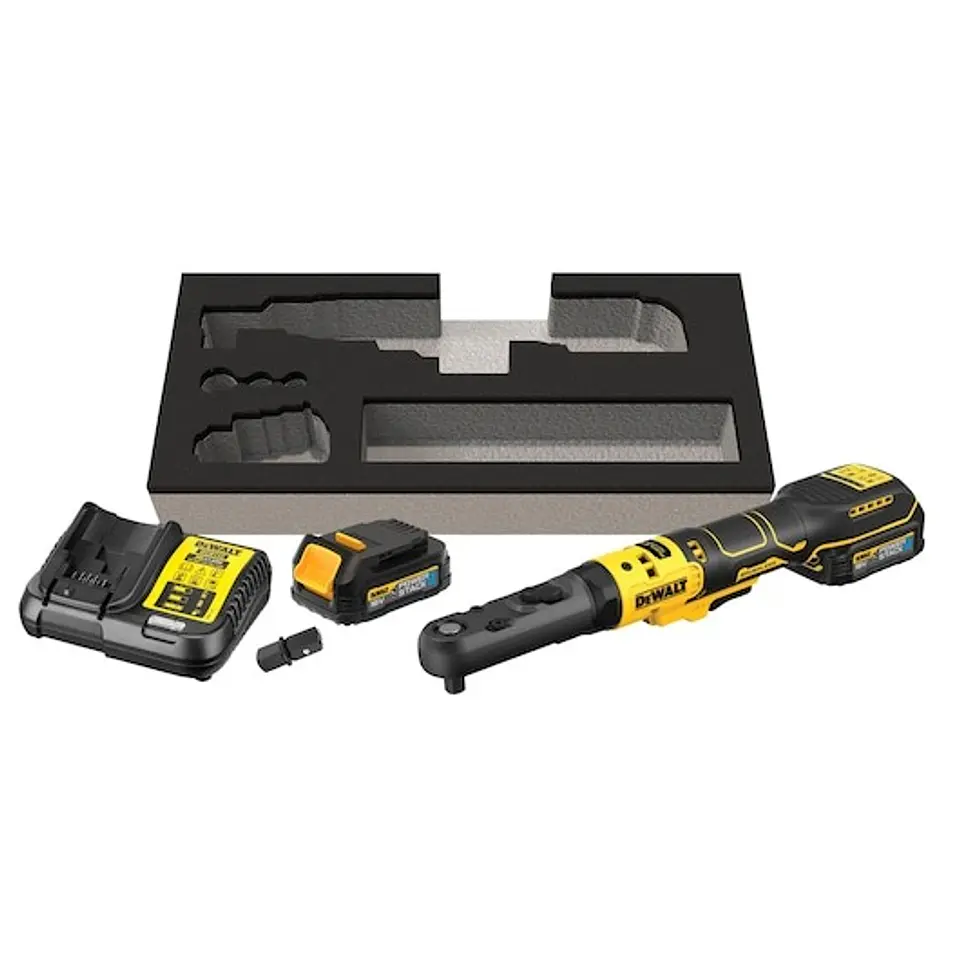 Chave de Roquete sem escovas 1/2‘’ e 3/8’’ XR 18V POWERSTACK compacta de borracha DEWALT  3