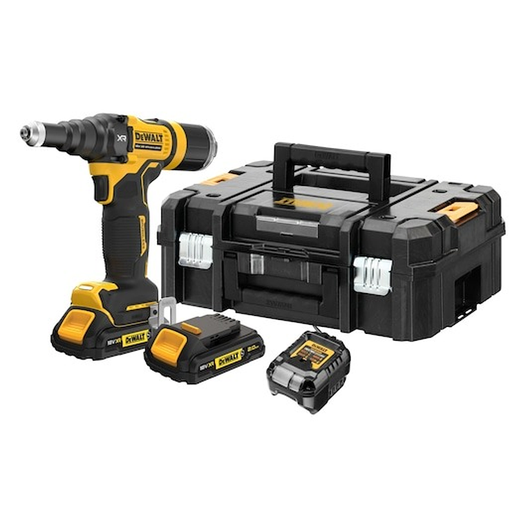 Rebitadora sem escovas 4,8mm XR 18V L-Ion 2Ah DEWALT  1