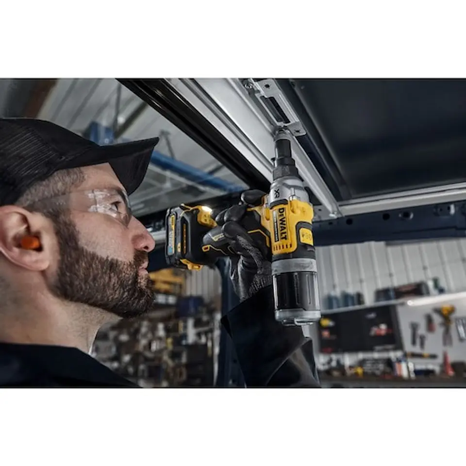 Ferramenta de rebite 18V XR sem escova de 6,3 mm DCF414NT-XJ DEWALT  9