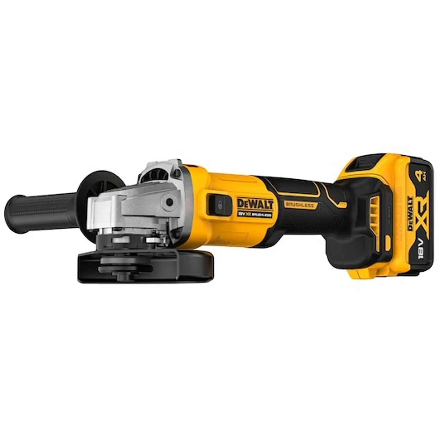 Rebarbadora Acabamentos sem escovas XR 18V 125mm com 2 baterias Li-Ion 4Ah com mala TSTAK DEWALT  3