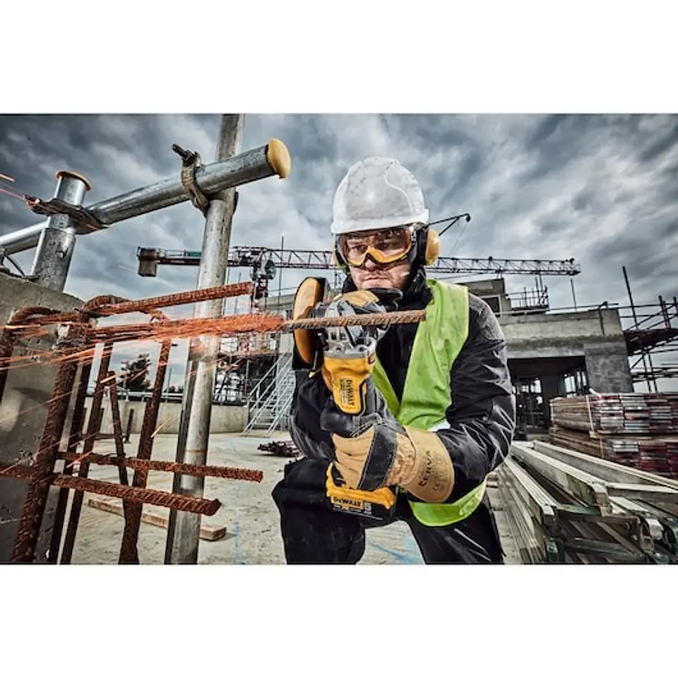 Rebarbadora Acabamentos sem escovas XR 18V 125mm sem carregador/bateria e mala TSTAK DEWALT  8