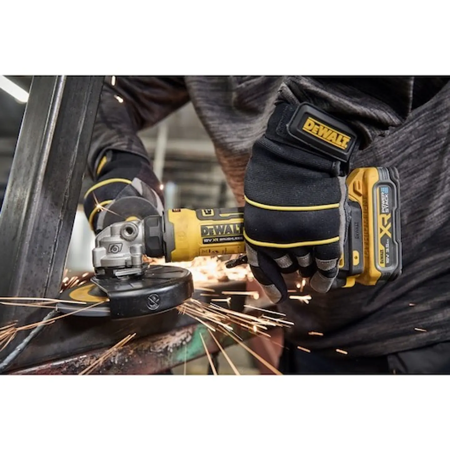 Rebarbadora Acabamentos sem escovas XR 18V 125mm DCG404N-XJ DEWALT  9